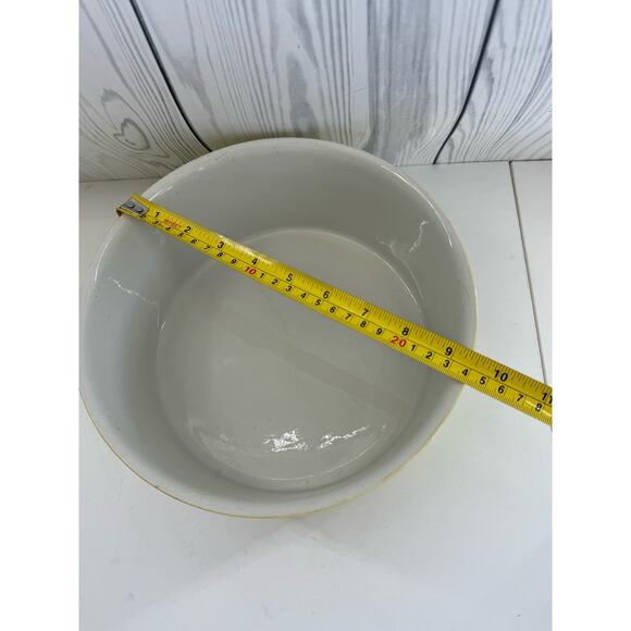 Vintage Villeroy & Boch Set of 3 MCM 50s/60s Nesting Casserole Bowls Yellow - Picture 14 of 16